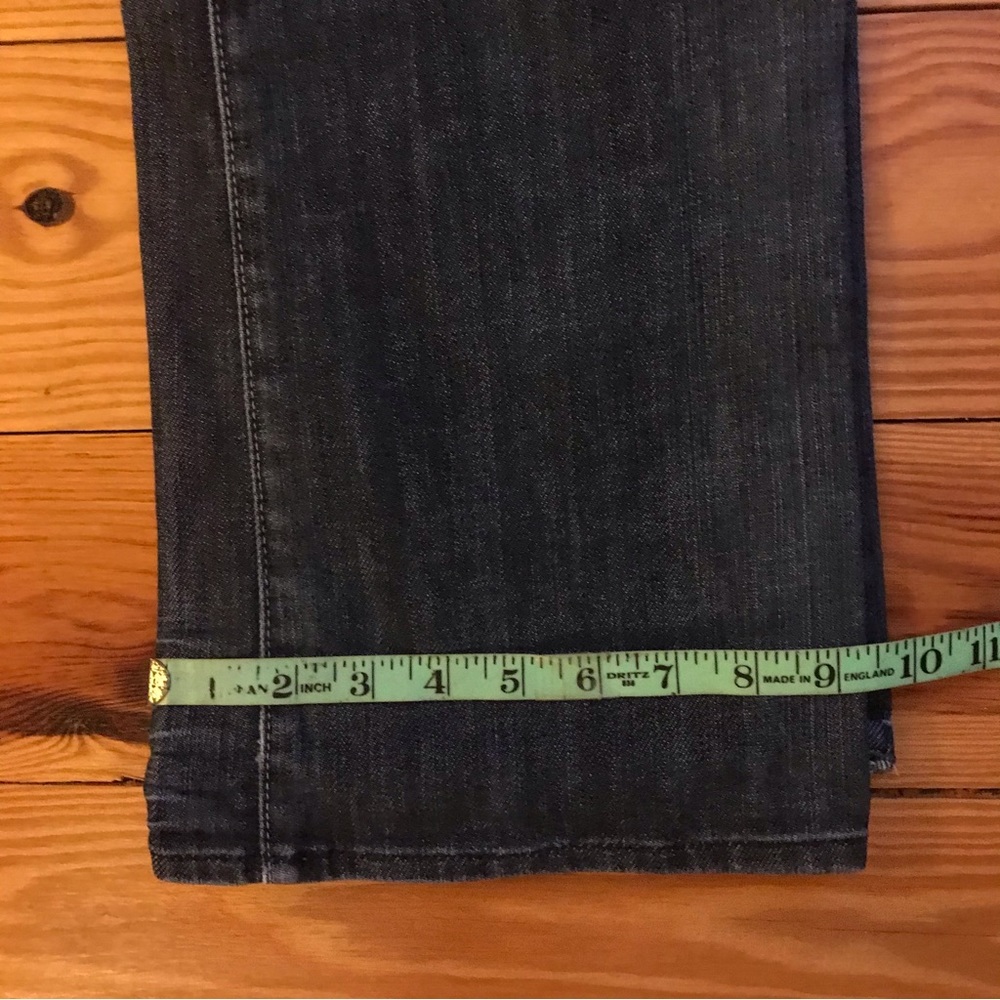 Lucky Brand Dark Denim Flare Leg Jeans, EUC, 14/32 - Picture 10 of 13